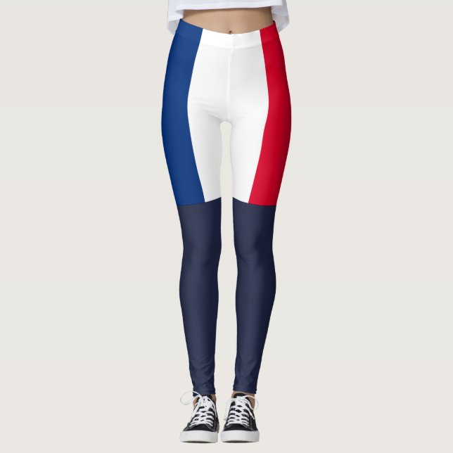 Leggings Bandera de Francia (Anverso)