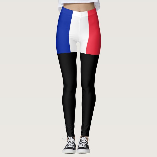 Leggings Bandera de Francia (Anverso)