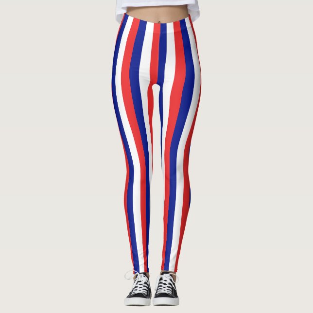 Leggings Bandera de Francia Drapeau de la France (Anverso)