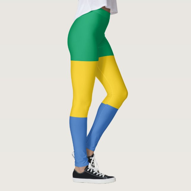 Leggings Bandera de Gabón (Derecha)