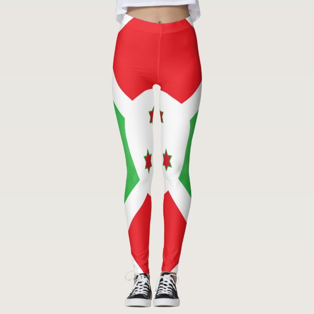 Leggings Bandera de Guay Burundi (Anverso)