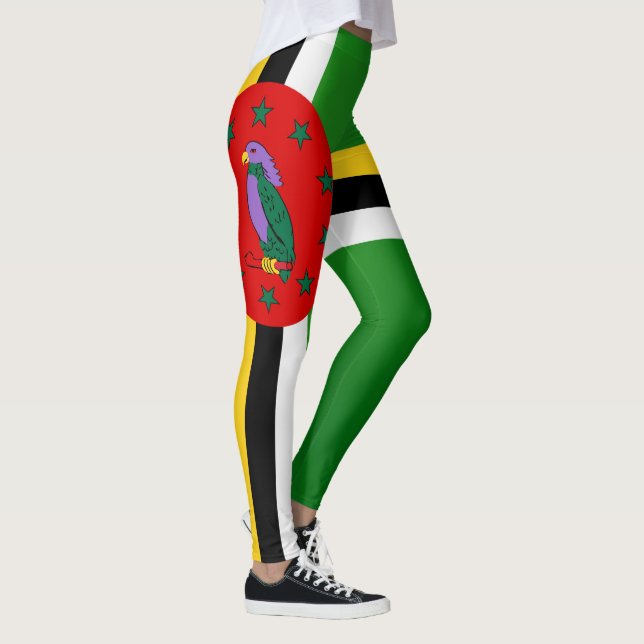 Leggings Bandera de Guay Dominica (Derecha)
