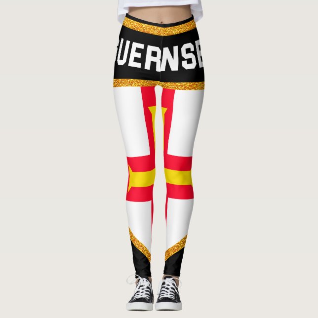 Leggings Bandera de Guernsey (Anverso)