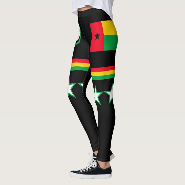 Leggings Bandera de Guinea-Bissau (Izquierda)