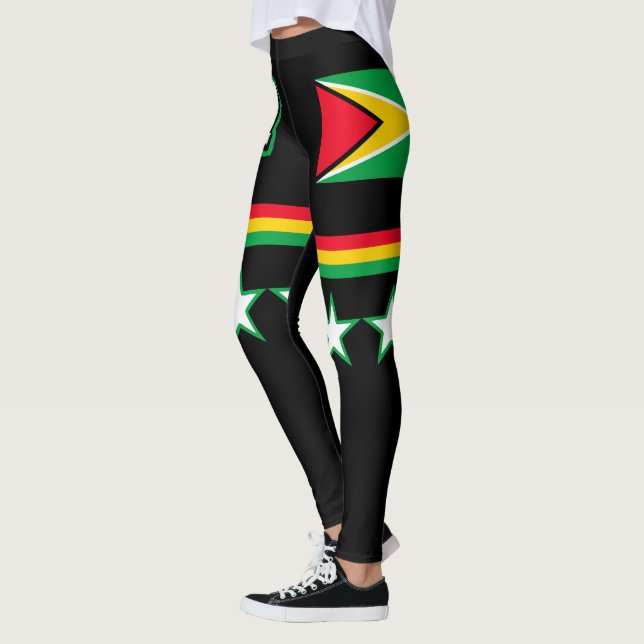 Leggings Bandera de Guyana (Izquierda)