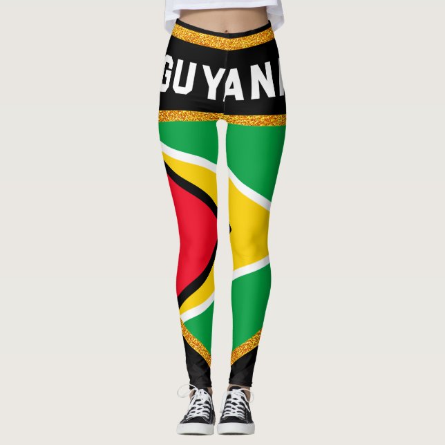Leggings Bandera de Guyana (Anverso)