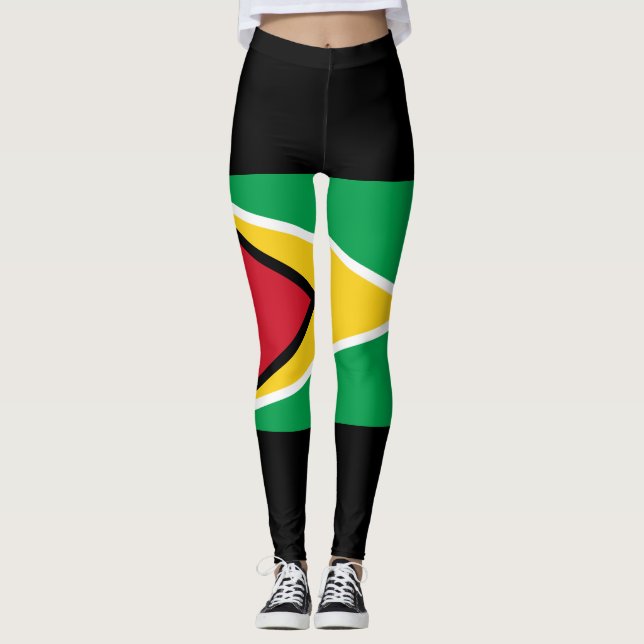 Leggings Bandera de Guyana (Anverso)