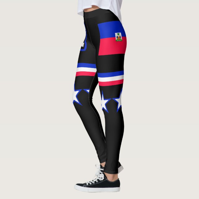 Leggings Bandera de Haití (Izquierda)