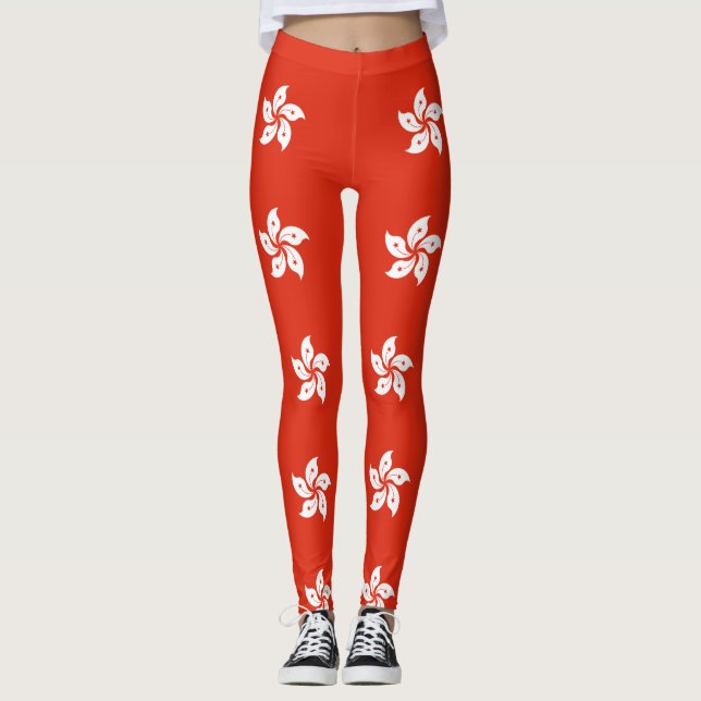 Leggings Bandera de Hong Kong (Anverso)