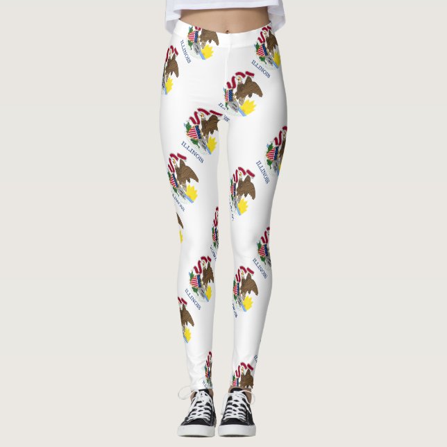 Leggings Bandera de Illinois (Anverso)