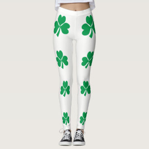 Leggings Bandera de Irlanda Shamrock