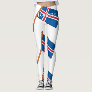 Leggings Bandera de Islandia Thunder_Cove