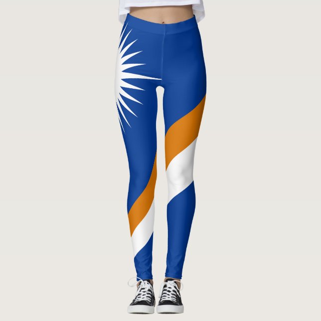 Leggings Bandera de Islas Marshall (Anverso)