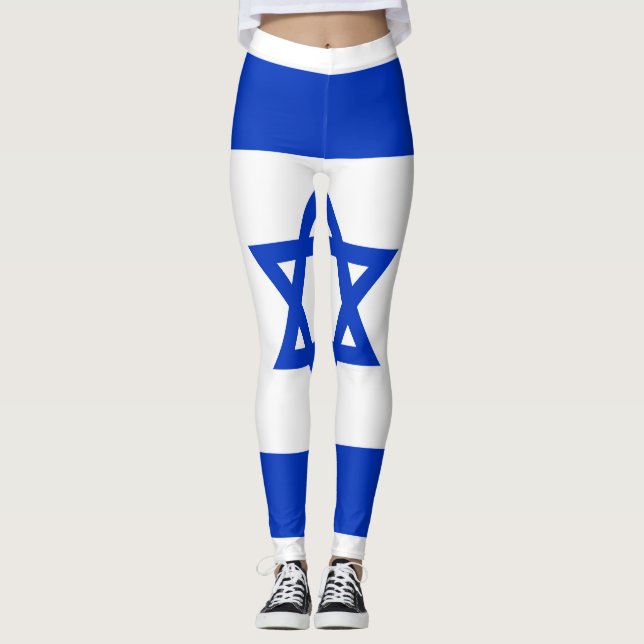 Leggings Bandera de Israel (Anverso)