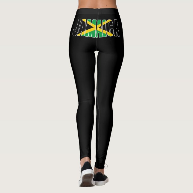 Leggings Bandera de Jamaica (Reverso)