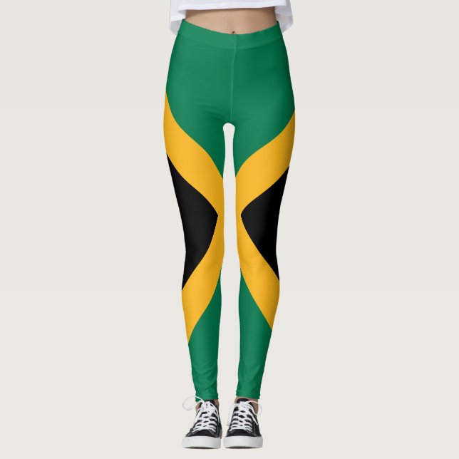 Leggings Bandera de Jamaica (Anverso)