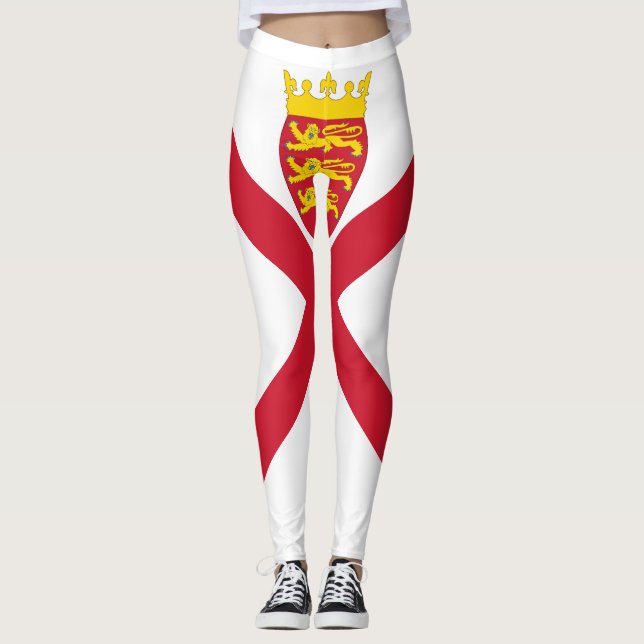 Leggings Bandera de Jersey (Anverso)