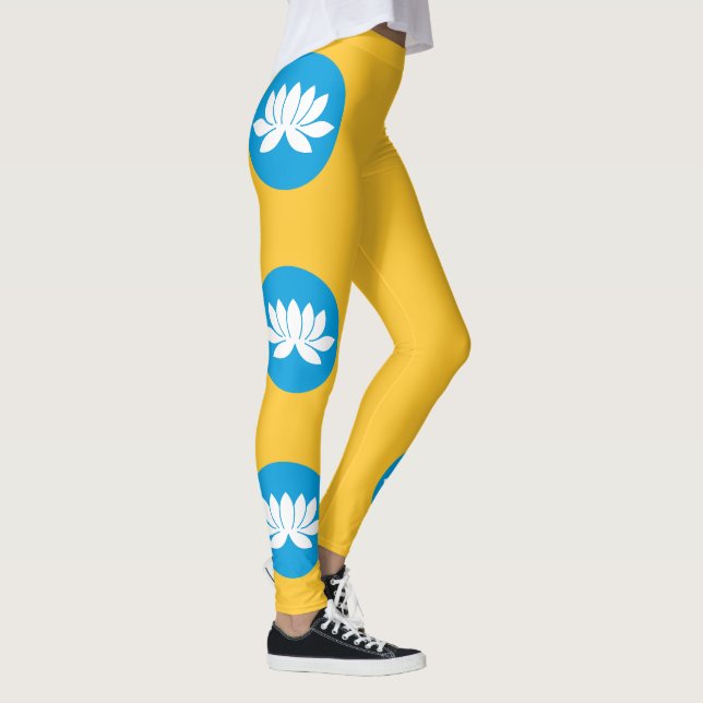 Leggings Bandera de Kalmukia (Derecha)
