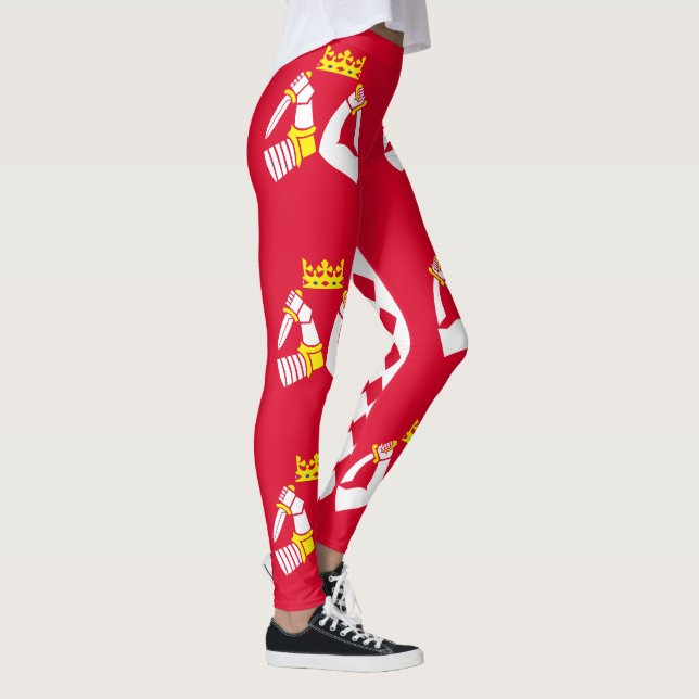 Leggings Bandera de Karelia del Norte (Derecha)