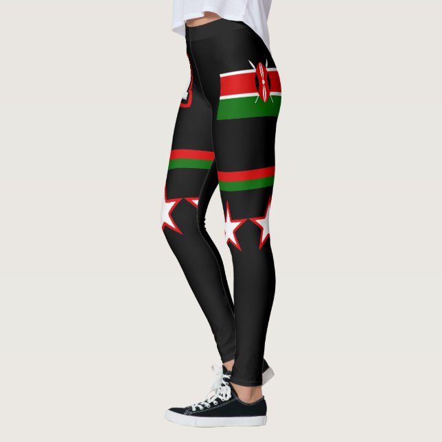 Leggings Bandera de Kenia (Izquierda)