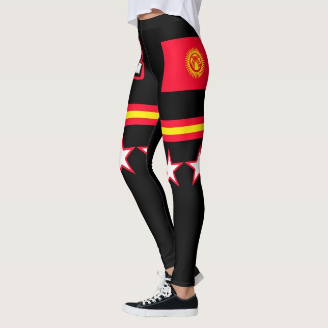 Leggings Bandera de Kirguistán (Izquierda)