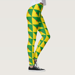 Leggings Bandera de la Guayana Francesa