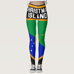 Leggings Bandera de la isla de los navidades
