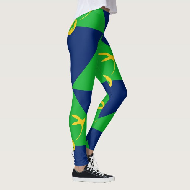 Leggings Bandera de la Isla de Navidad (Derecha)