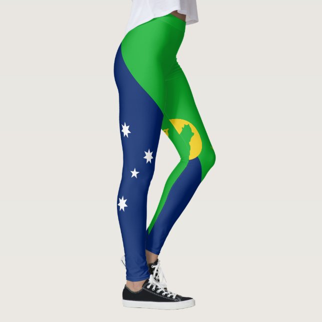 Leggings Bandera de la Isla de Navidad (Derecha)