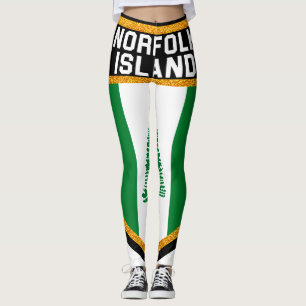 Leggings Bandera de la isla de Norfolk
