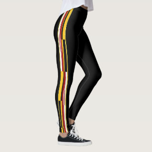 Leggings Bandera de la raya de Maryland