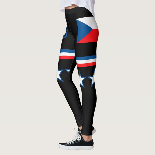 Leggings Bandera de la República Checa (Izquierda)