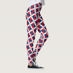 Leggings Bandera de la República Dominicana, hincha de viaj