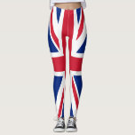 Leggings Bandera de la Unión del Reino Unido<br><div class="desc">El Sindicato, un tapiz tejido con hilos de historia, flauta orgullosamente, un símbolo de una nación forjada en unidad. Su historia comienza en 1606, cuando el rey James VI de Escocia ascendió al trono inglés como rey James I. Para conmemorar la unión de esos dos reinos, encargó una nueva bandera,...</div>
