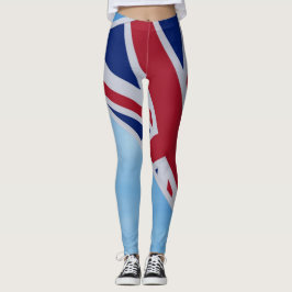 Leggings Bandera de la Unión en las piernas