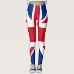 Leggings Bandera de la Unión Real del Reino Unido<br><div class="desc">La bandera de la Unión o la bandera de la Unión es la bandera nacional del Reino Unido. La bandera también tiene un estatus oficial o semioficial en otros reinos de la Commonwealth; por ejemplo, es, por resolución parlamentaria, una bandera oficial en Canadá y conocida allí como la Bandera Real...</div>