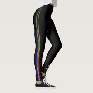 Leggings Bandera de las bandas de Sudáfrica
