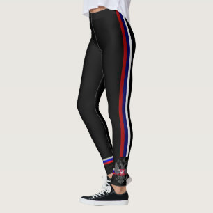 Leggings Bandera de las franjas de Rusia