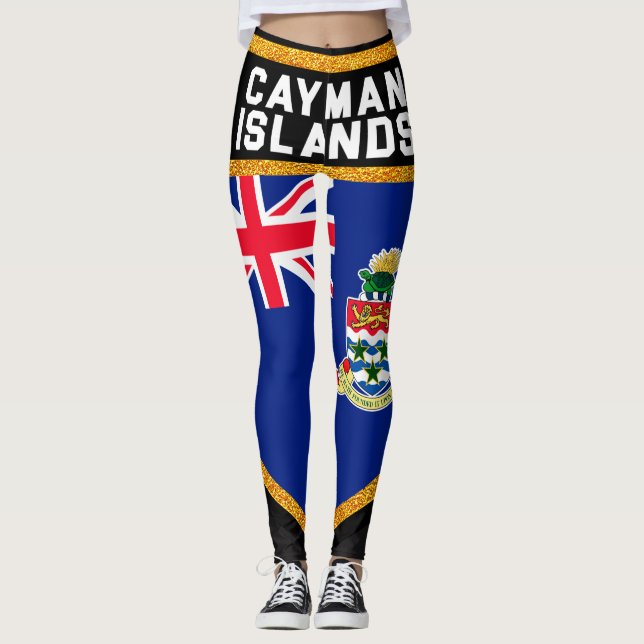Leggings Bandera de las Islas Caimán (Anverso)
