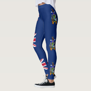 Leggings Bandera de las Islas Georgias del Sur y Sandwich d