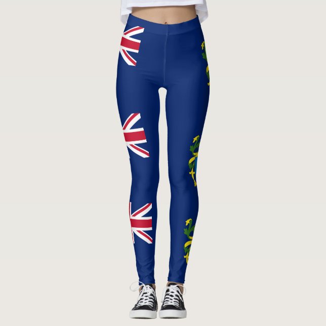 Leggings Bandera de las Islas Pitcairn (Anverso)