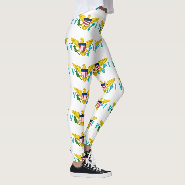 Leggings Bandera de las Islas Vírgenes de los Estados Unido (Derecha)