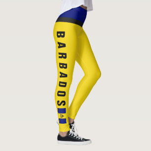 Leggings Bandera de las polainas el de Barbados mini