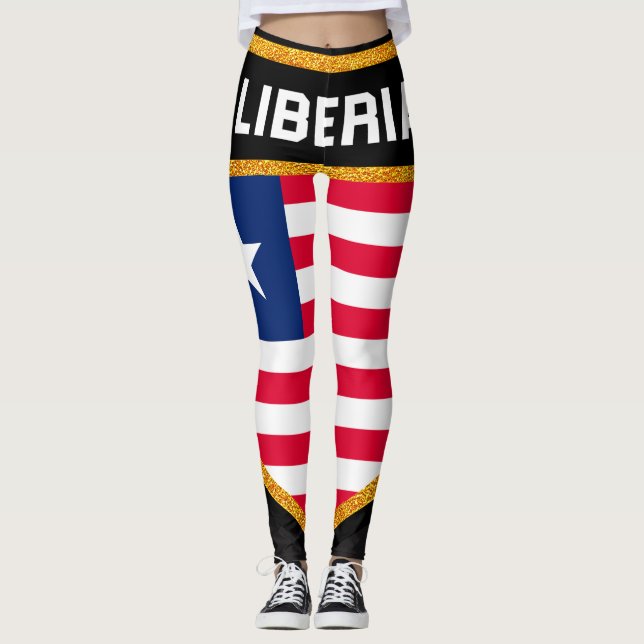 Leggings Bandera de Liberia (Anverso)