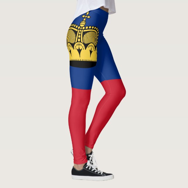 Leggings Bandera de Liechtenstein (Derecha)