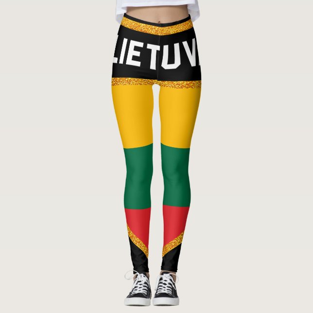 Leggings Bandera de Lituania (Anverso)