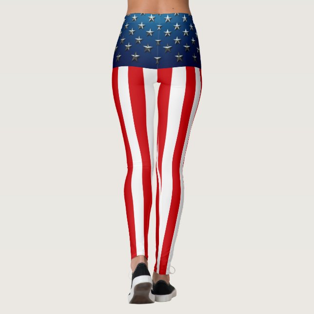 Leggings Bandera de los E.E.U.U. (Reverso)