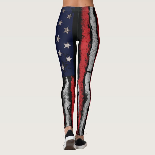Leggings Bandera de los Estados Unidos (Reverso)