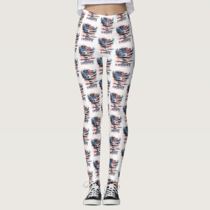 Leggings Bandera de los Estados Unidos. América