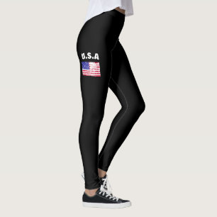 Leggings Bandera de los Estados Unidos Bandera norteamerica